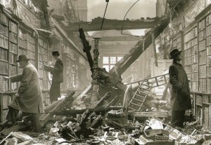 bombed library